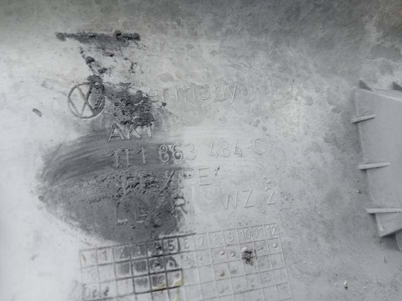 1T1863484C Volkswagen Caddy 2006 Interior door step trim - FRONT RIGHT - Thumbnail 3