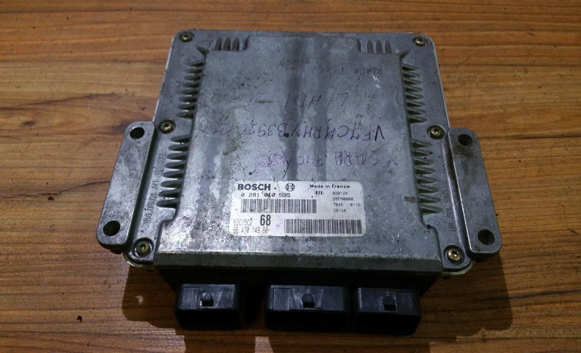 0281010595 Citroen Xsara Picasso 2003 Moottorin ohjainyksikkö