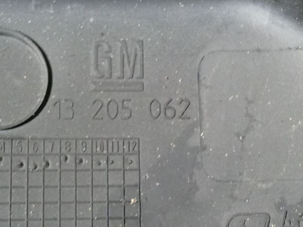 13205062 Opel Corsa 2007 Stūres vārpstas apakšējais apdares panelis - Thumbnail 4