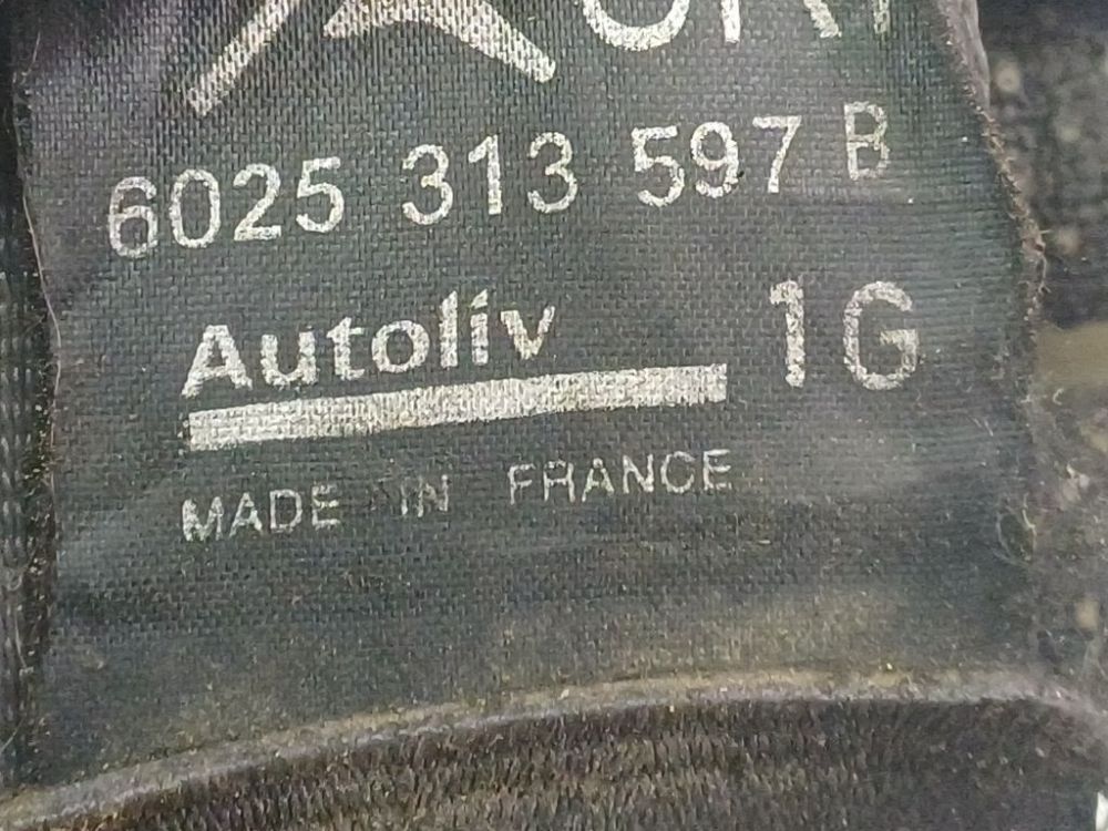 6025313597B Renault Espace 2001 Seat belt - FRONT LEFT - Thumbnail 4