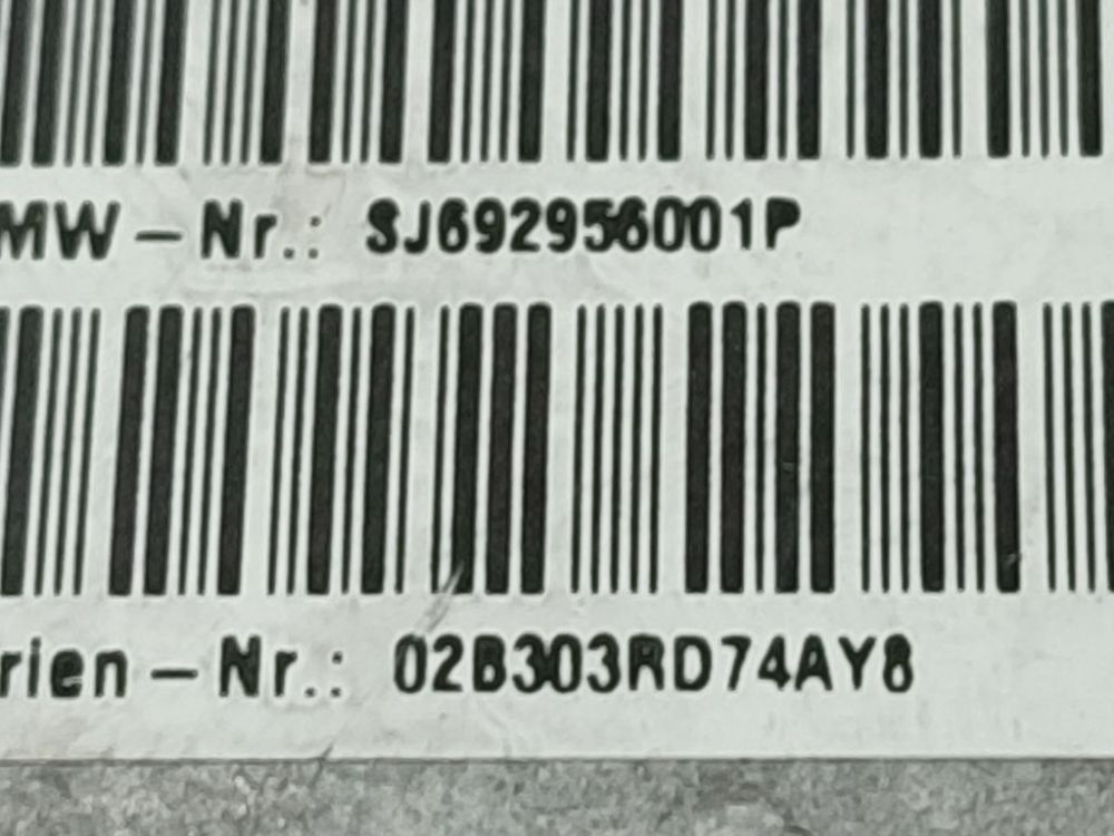 SJ692956001P BMW 7-Series 2002 Komputer SRS airbag – moduł sterujący poduszek powietrznych - Thumbnail 4