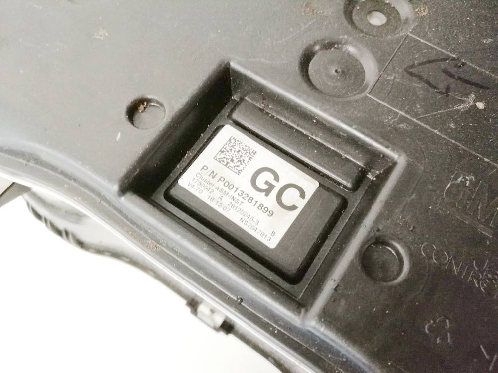 281202453 Opel Corsa 2008 Speedometers - Cockpit - Speedo Clocks Instrument - Thumbnail 3