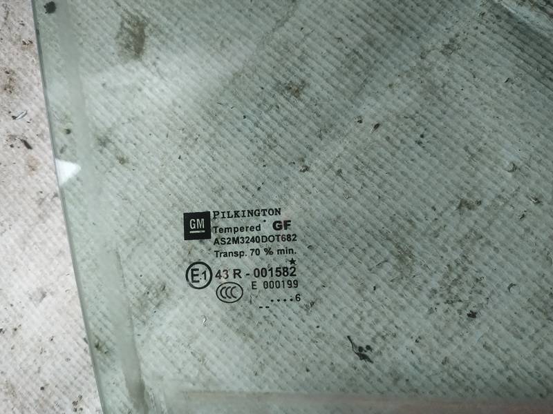 AS2 Opel Astra 2006 Door-Drop Glass - FRONT RIGHT - Thumbnail 2