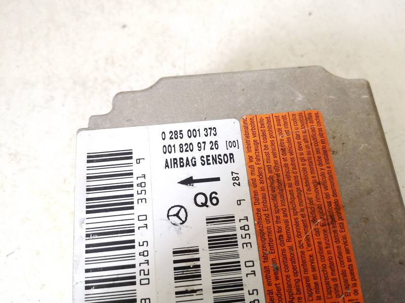 0018209726 Mercedes-Benz C-CLASS 2003 Steuergerät ECU Modul Airbag steuergerät - Thumbnail 2