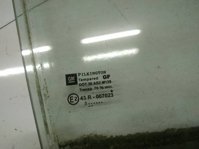 AS2 Opel Zafira 2003 Szyba drzwi - TYLNE PRAWE - Thumbnail 2