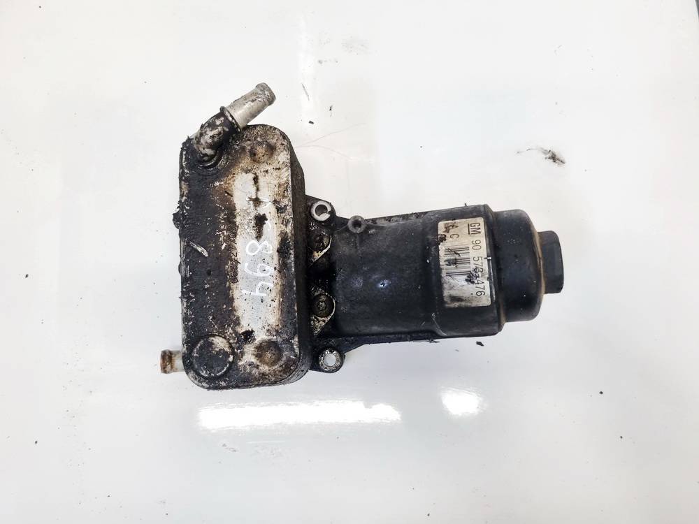 90573476 Opel Omega 2002 Oil Filter Housing (oil filter cooler)