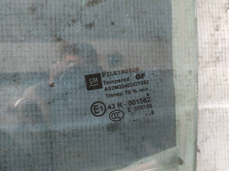 AS2 Opel Zafira 2006 Door-Drop Glass - REAR LEFT - Thumbnail 2
