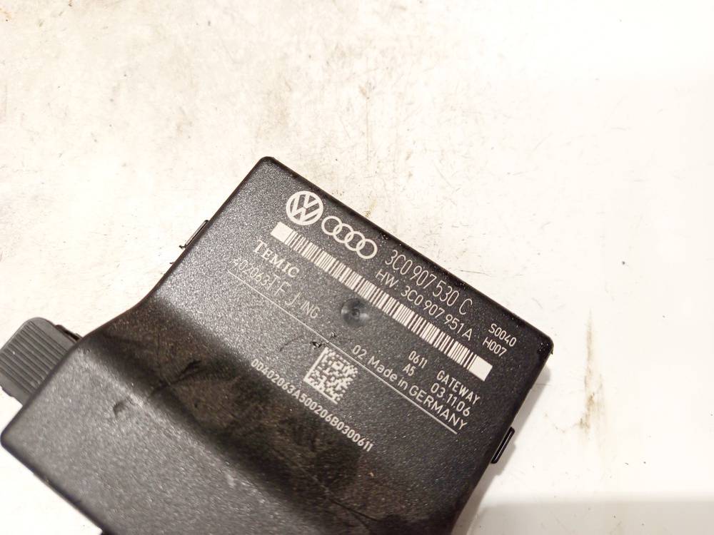 3C0907530C Volkswagen Passat 2006 Door control relay (DOOR CONTROL UNIT MODULE ECU ) - Thumbnail 3