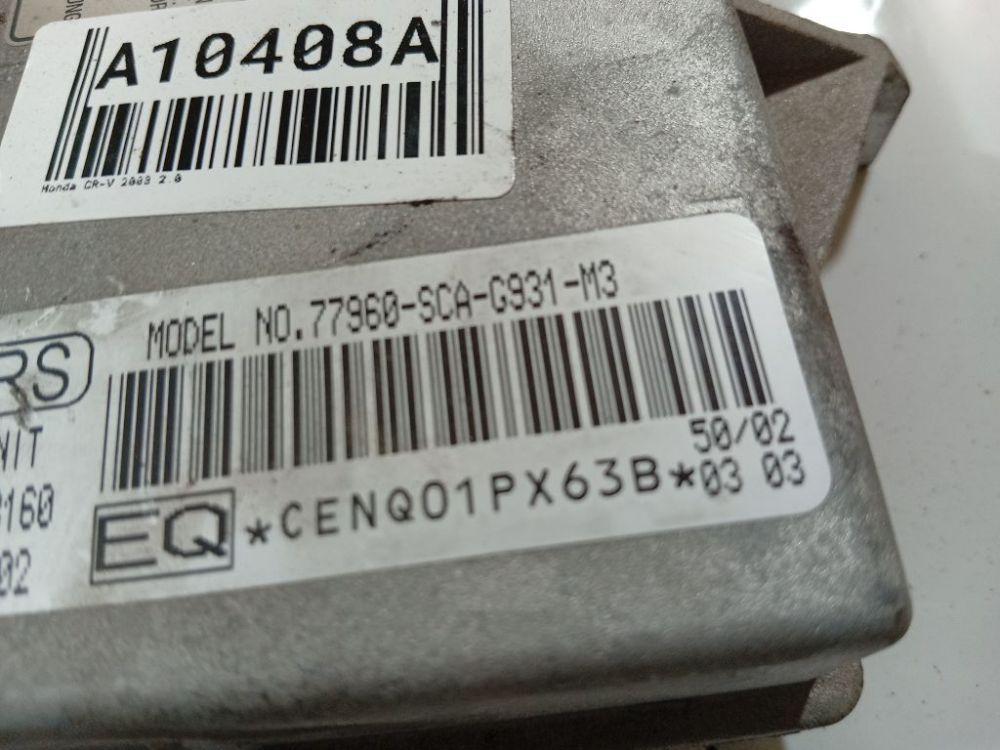 77960SCA0931M3 Honda CR-V 2003 srs-turvatyynyn tietokone – turvatyynyn ohjausyksikkö - Thumbnail 4