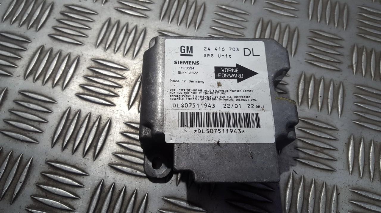 24416703 Opel Astra 2001 Airbag crash sensors module