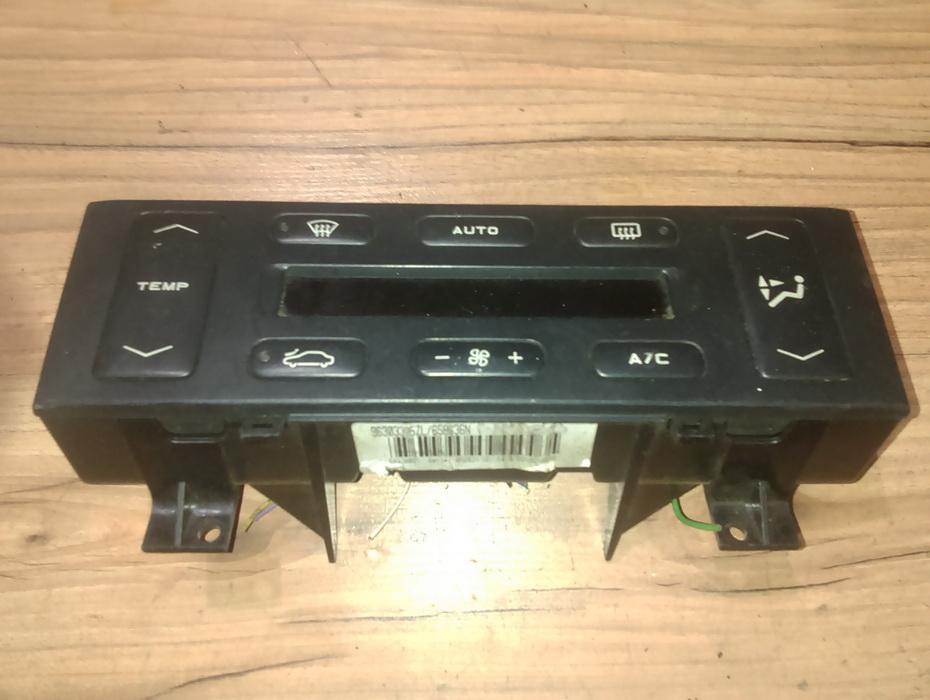 96303375ZL Peugeot 406 2000 Climate Control Panel (heater control switches)