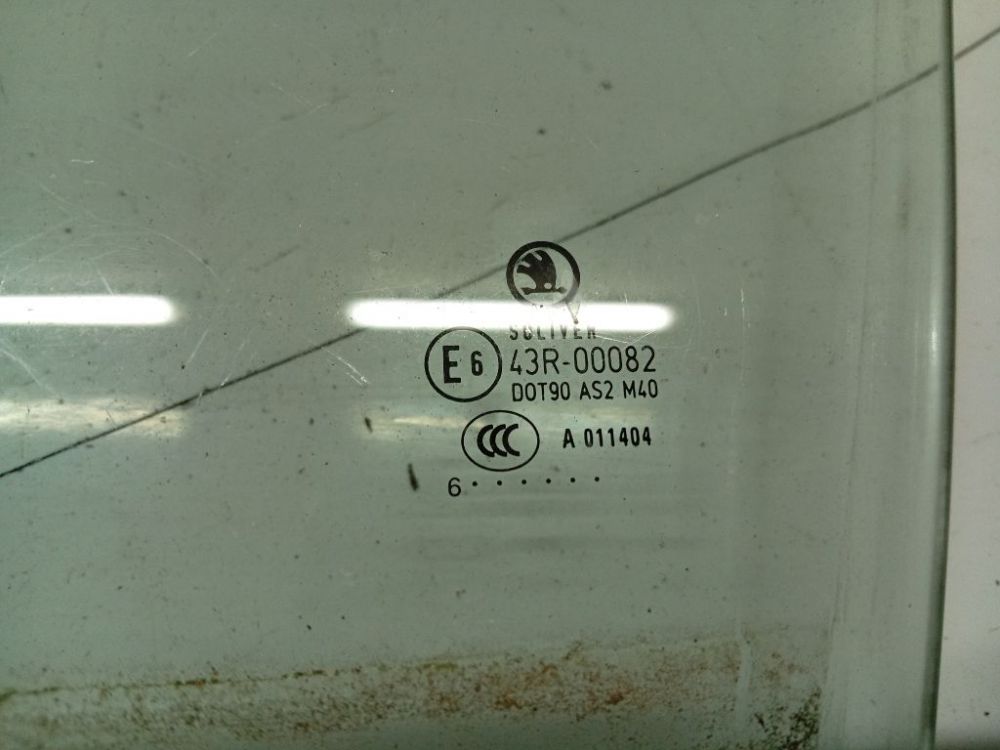 AS2 Volkswagen Passat 1999 Szyba drzwi - PRZEDNIE LEWE - Thumbnail 4