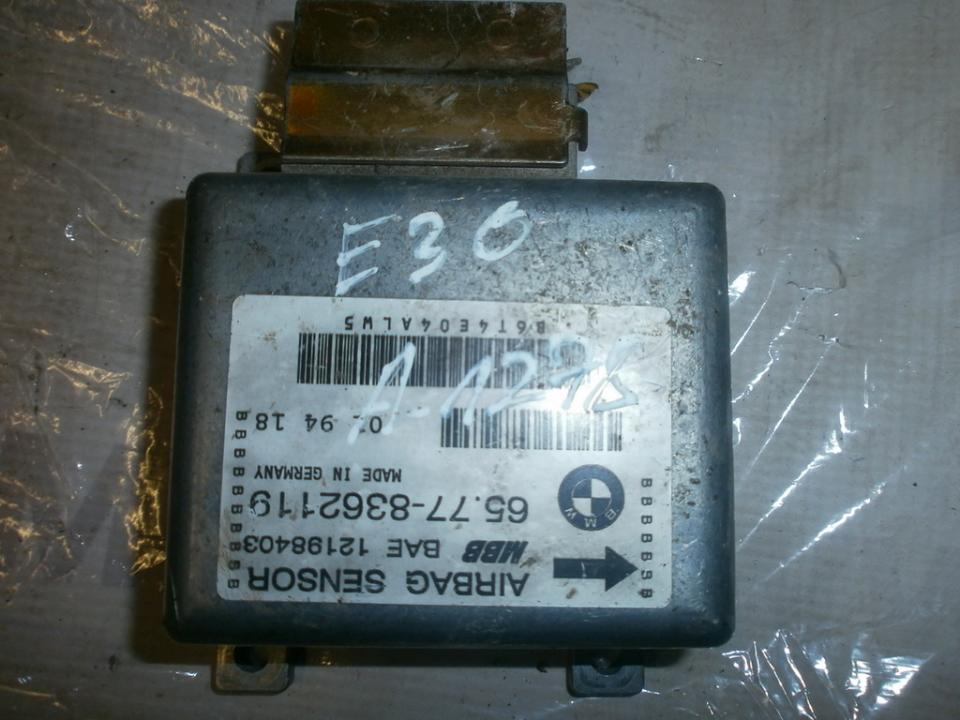 65778362119 BMW 3-Series 1994 SRS AIRBAG KOMPIUTERIS - ORO PAGALVIU VALDYMO BLOKAS