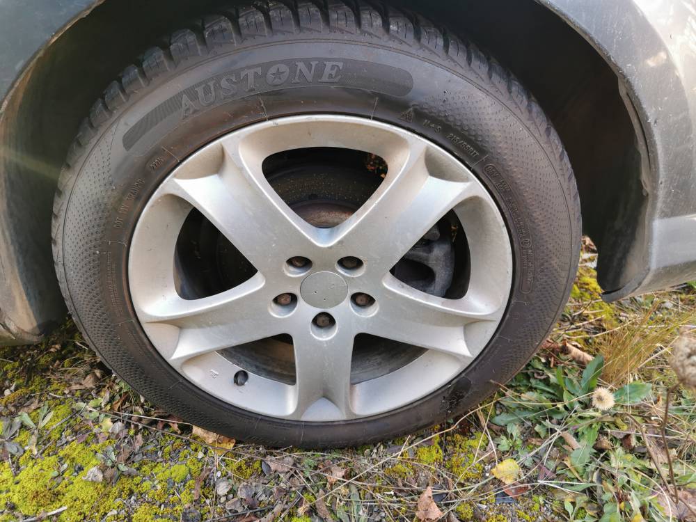 5X108 Peugeot 407 2005 Komplet Kół Zimowych R17