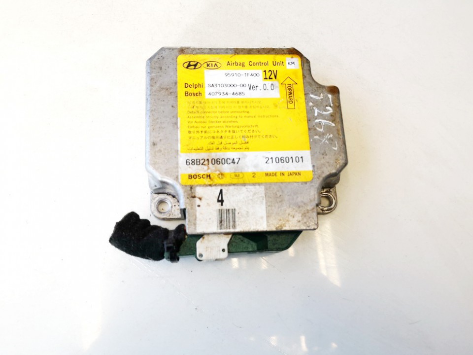 959101F400 Kia Sportage 2007 Airbag crash sensors module