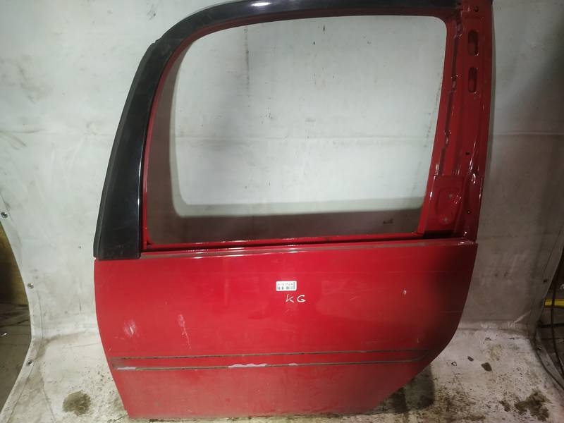 RAUDONOS Skoda Roomster 2008 Drzwi - TYLNE LEWE