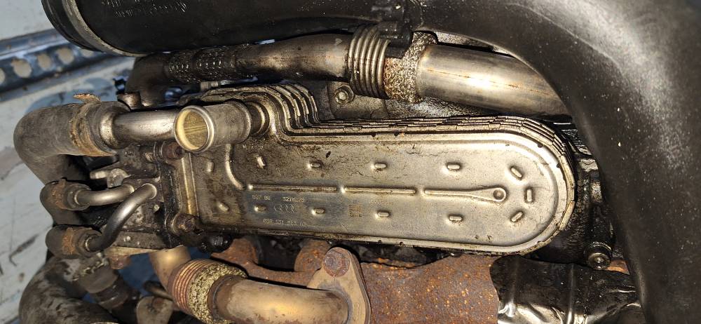 038131513AD Skoda Octavia 2008 Труба ERG (Радиатор рециркуляции) (ЕГР)(Радиатор системы EGR) - Thumbnail 4