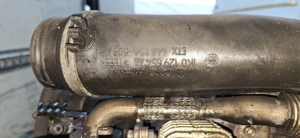 1K0129654AG Skoda Octavia 2008 Wąż intercoolera - Thumbnail 4