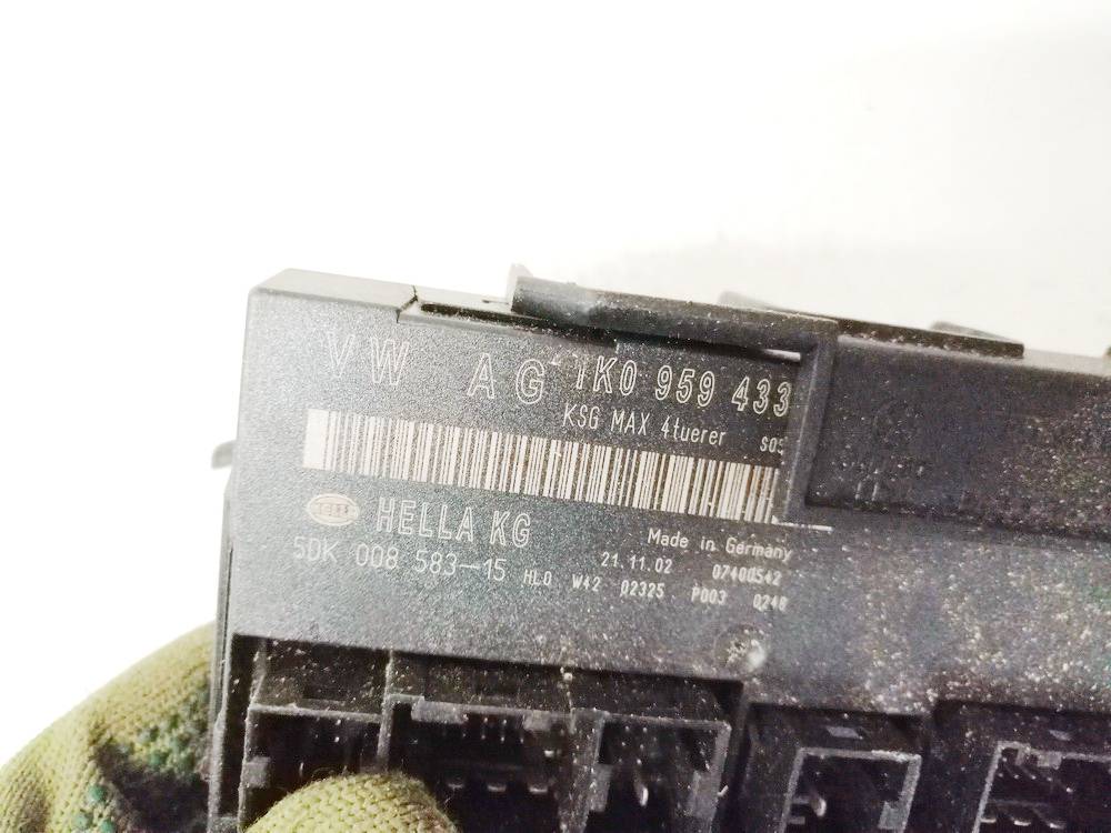 1K0959433 Seat Toledo 2009 General Module Comfort Relay (Unit) - Thumbnail 3