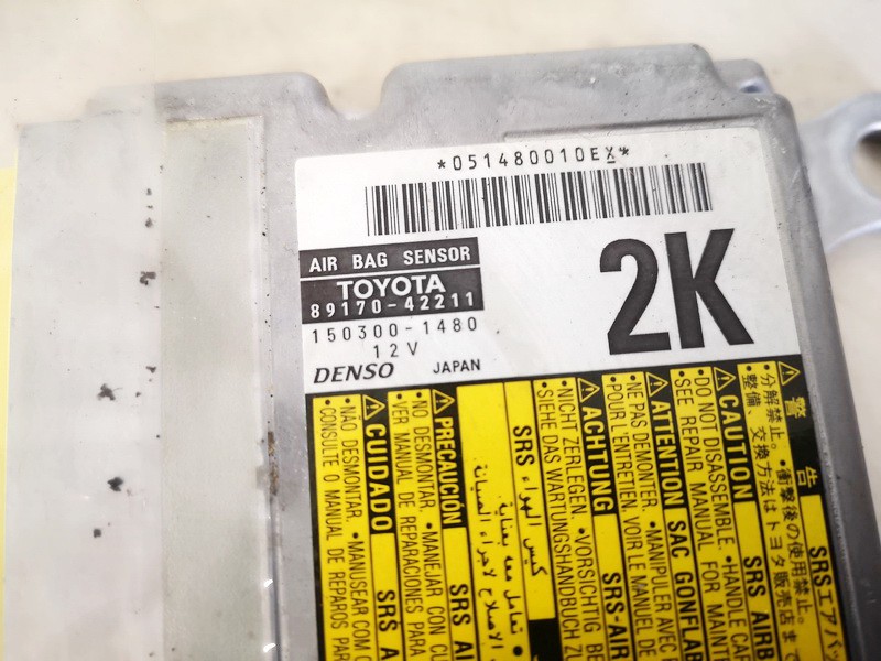 8917042211 Toyota RAV-4 2007 Steuergerät ECU Modul Airbag steuergerät - Thumbnail 2