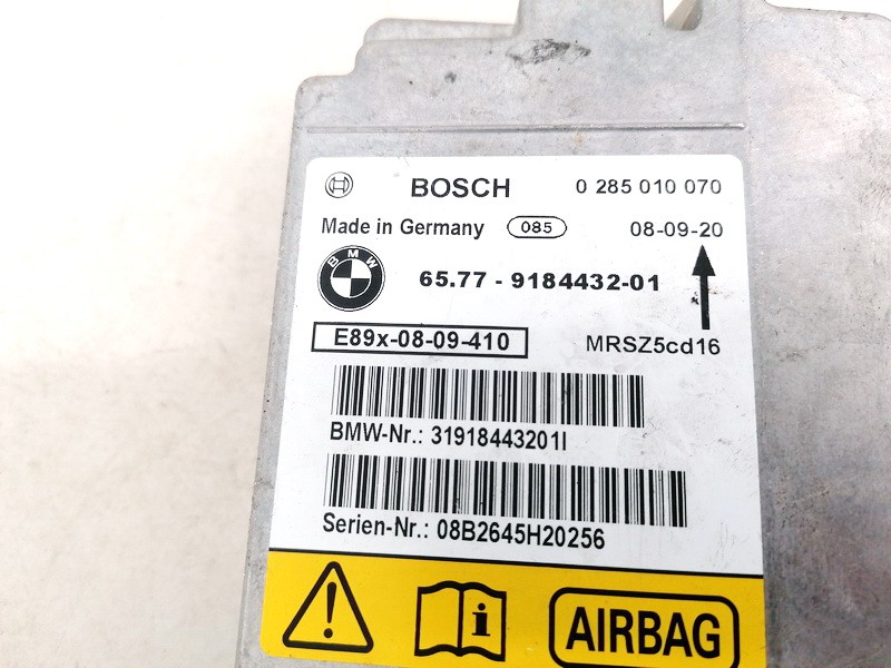 6577918443201 BMW 3-Series 2007 Airbag crash sensors module - Thumbnail 2