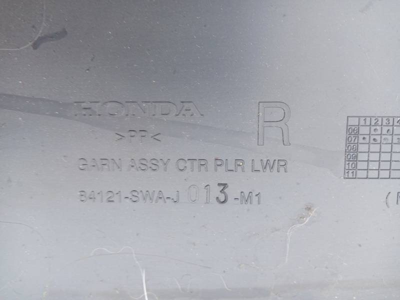 84121SWAJ013M1 Honda CR-V 2007 Pillar Trim - MIDDLE RIGHT - Thumbnail 3