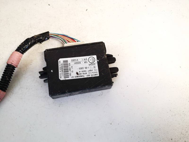 897800D010 Toyota Yaris 2006 dispositif dimmobilisation ecu