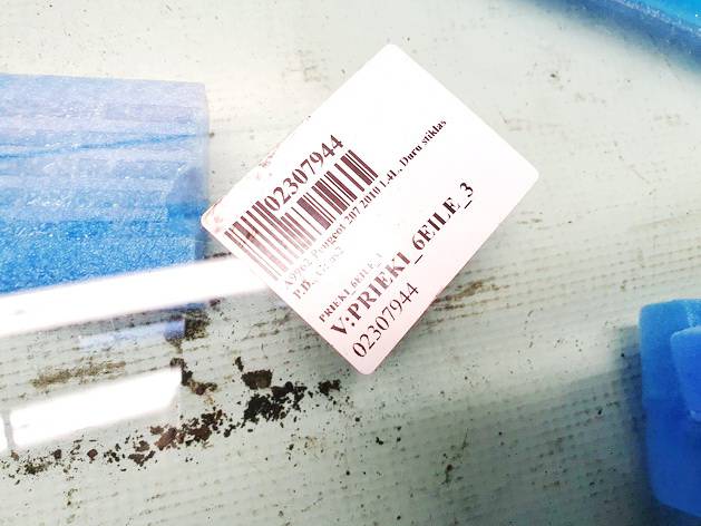 AS2M3232DOT682 Peugeot 207 2010 Szyba drzwi - PRZEDNIE PRAWE - Thumbnail 2