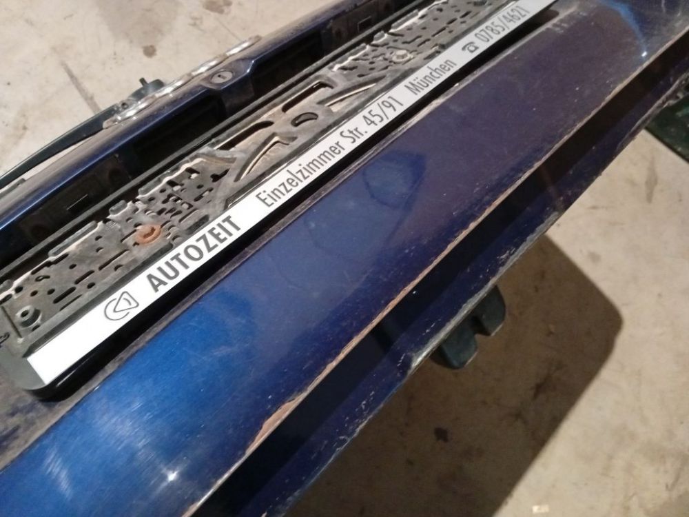 MELYNAS Audi A4 1998 Galinis dangtis (kapotas) G. - Thumbnail 4