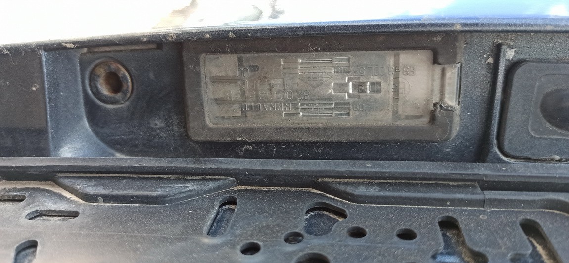 JUODA Renault Laguna 2003 Numerio apsvietimas G.