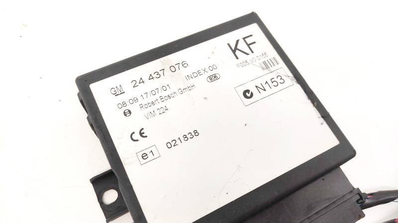 24437076 Opel Zafira 2001 General Module Comfort Relay (Unit) - Thumbnail 3