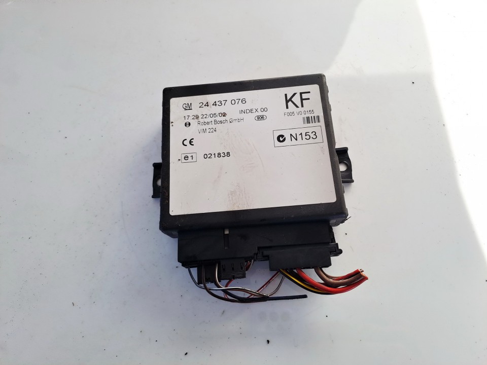 24437076 Opel Zafira 2002 General Module Comfort Relay (Unit)