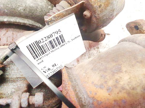 4913106003 Opel Meriva 2004 Turbo Turbocharger - Thumbnail 2