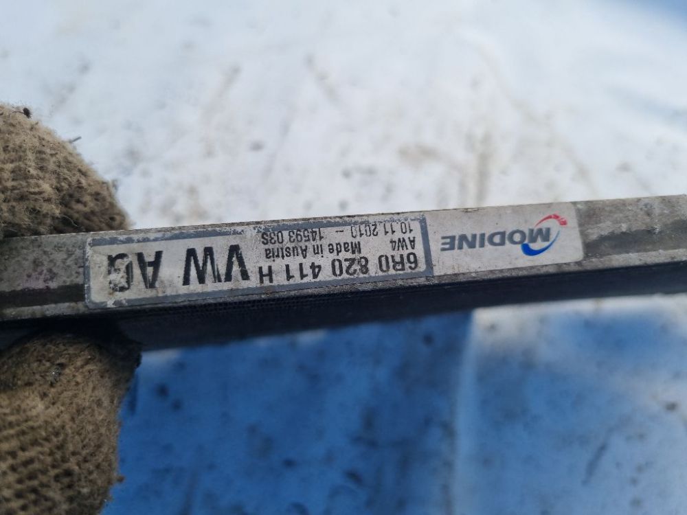 6R0820411H Skoda Fabia 2010 Chłodnica klimatyzacji - Thumbnail 5