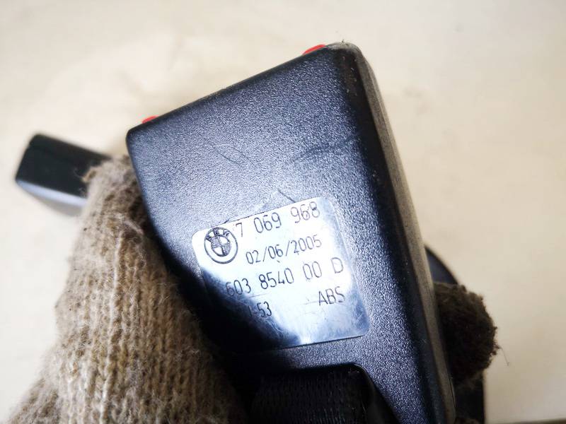 7069968 BMW 1-Series 2005 Seat belt holder (Seat belt Buckle) -  REAR MIDDLE - Thumbnail 3