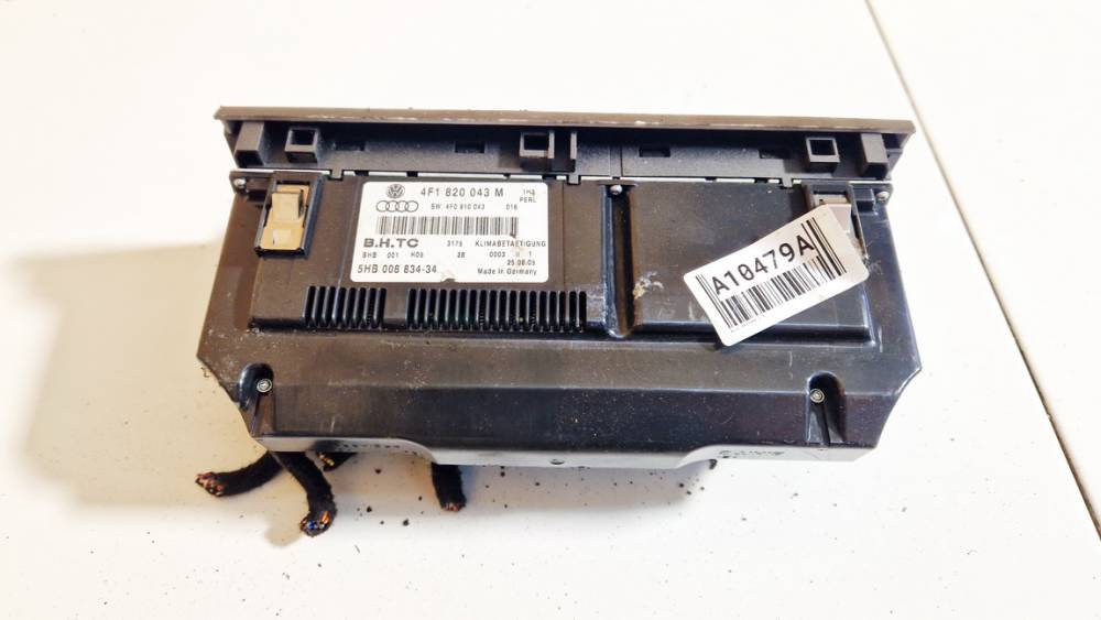 4F1820043M Audi A6 2005 Climate Control Panel (heater control switches) - Thumbnail 2