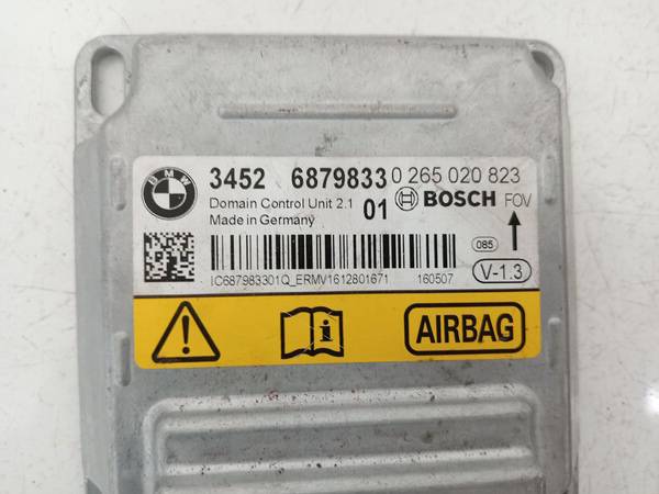 34526879833 BMW 3-Series 2016 Airbag crash sensors module - Thumbnail 3