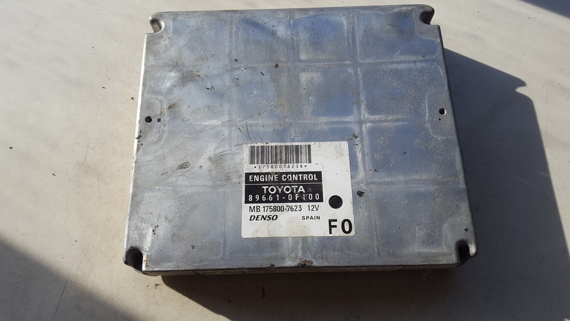 896610F100 Toyota Corolla Verso 2006 ECU Engine Computer (Engine Control Unit)