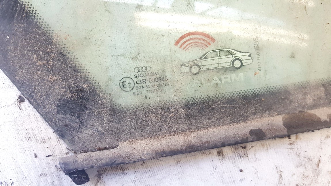 Audi A6 2001 Szyba okna ćwierćowego narożnego - TYLNE LEWE - Thumbnail 2