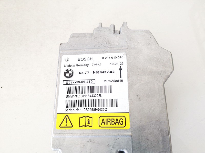 6577918443202 BMW 1-Series 2012 Airbag crash sensors module - Thumbnail 2