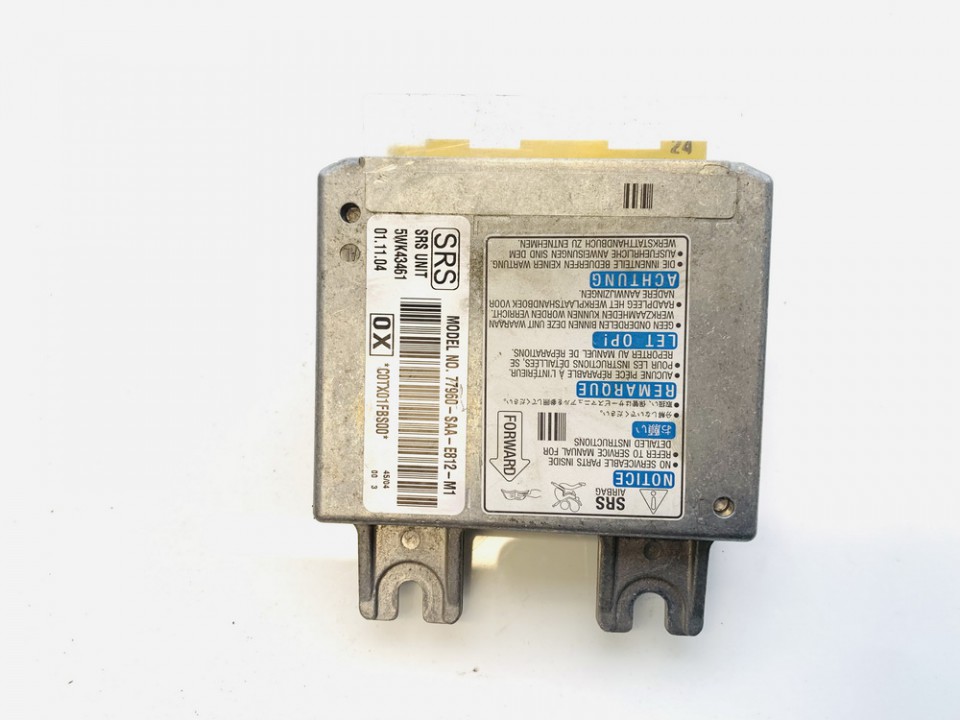 77960SAAE812M1 Honda Jazz 2005 Airbag crash sensors module