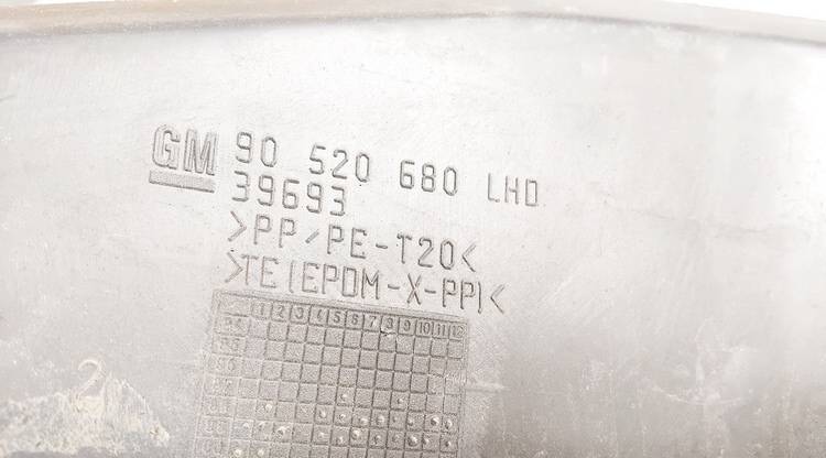 90520680 Opel Astra 2000 Listwa osłonowa wycieraczki - PRZEDNIE - Thumbnail 3