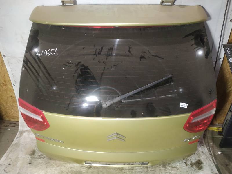 GELTONAS Citroen C4 Picasso 2007 Aizmugurējais vāks (pārsegs) - AIZMUGURE