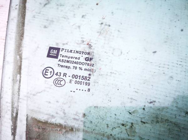 AS2 Opel Astra 2008 Szyba drzwi - PRZEDNIE PRAWE - Thumbnail 2