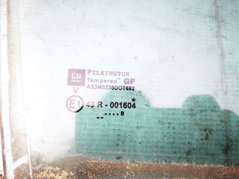 AS3 Opel Astra 2008 Door-Drop Glass - REAR RIGHT - Thumbnail 2