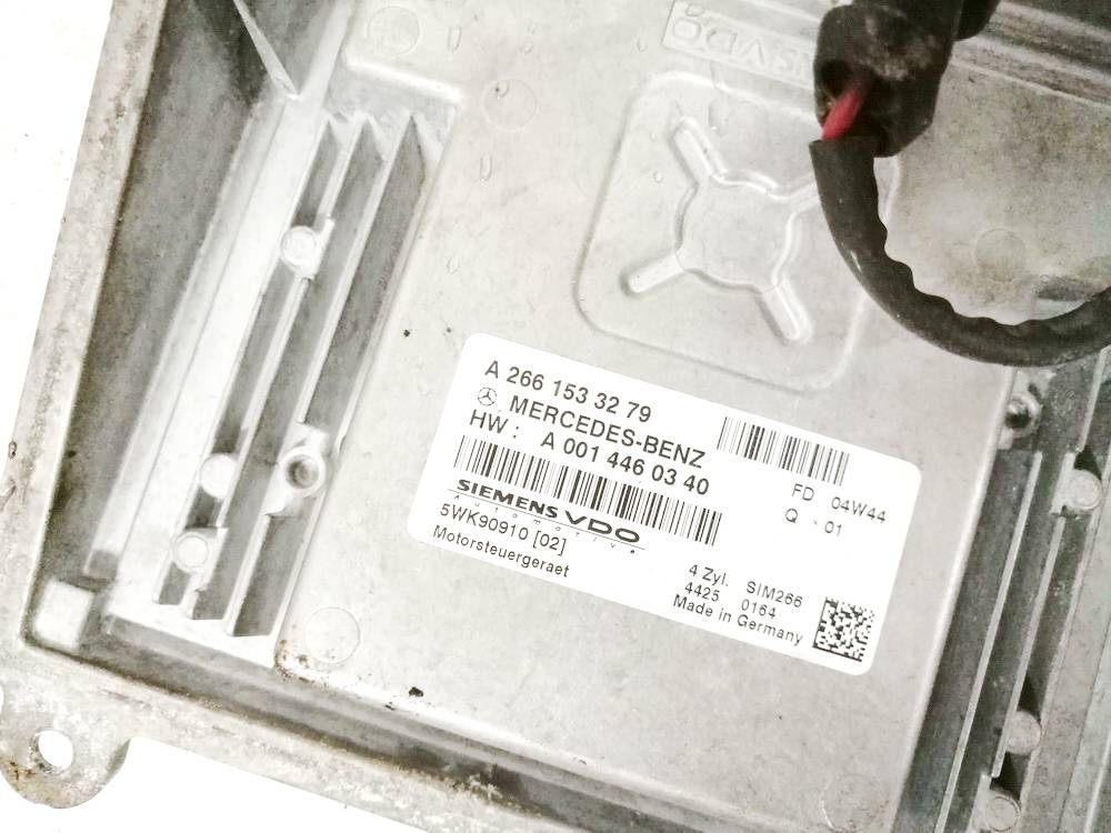 A2661533279 Mercedes-Benz A-CLASS 2004 ECU Engine Computer (Engine Control Unit) - Thumbnail 3