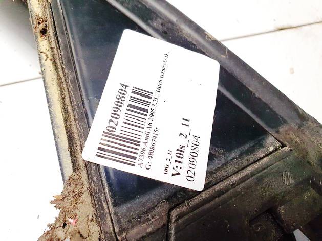 4F0867415C Audi A6 2005 Door window frame - REAR LEFT - Thumbnail 2