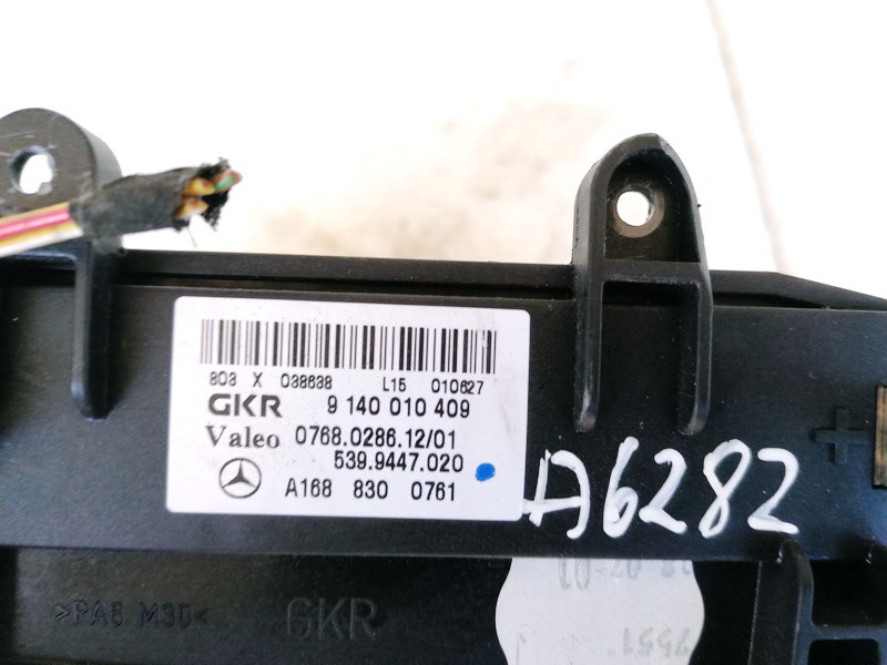 A1688300761 9140010409, 0768028612 Electric Auxiliary Heater Element Unit MercedesBenz ACLASS