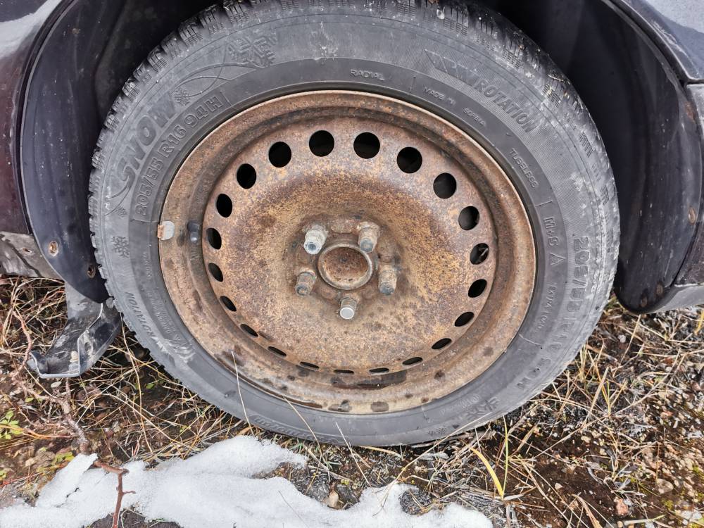 5X108 Volvo S40 2005 Komplet stalowych felg R16 - Thumbnail 3