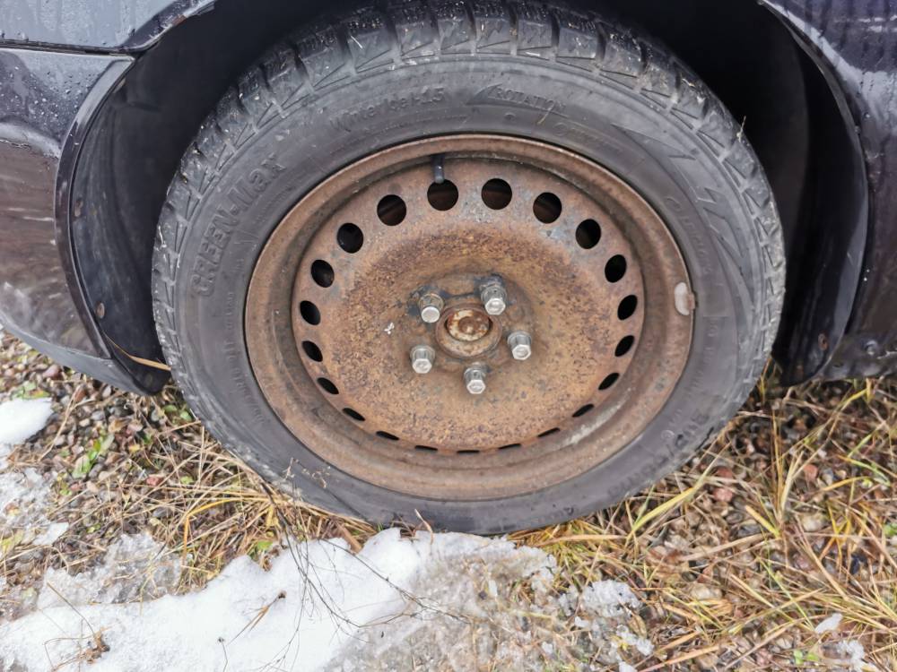 5X108 Volvo S40 2005 Komplet stalowych felg R16 - Thumbnail 4